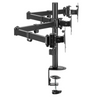 Heavy Duty Triple Monitor Mount for LED-LCD Monitors Up to 27"